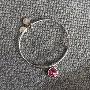 Pink Alex and ani gemstone bracelet